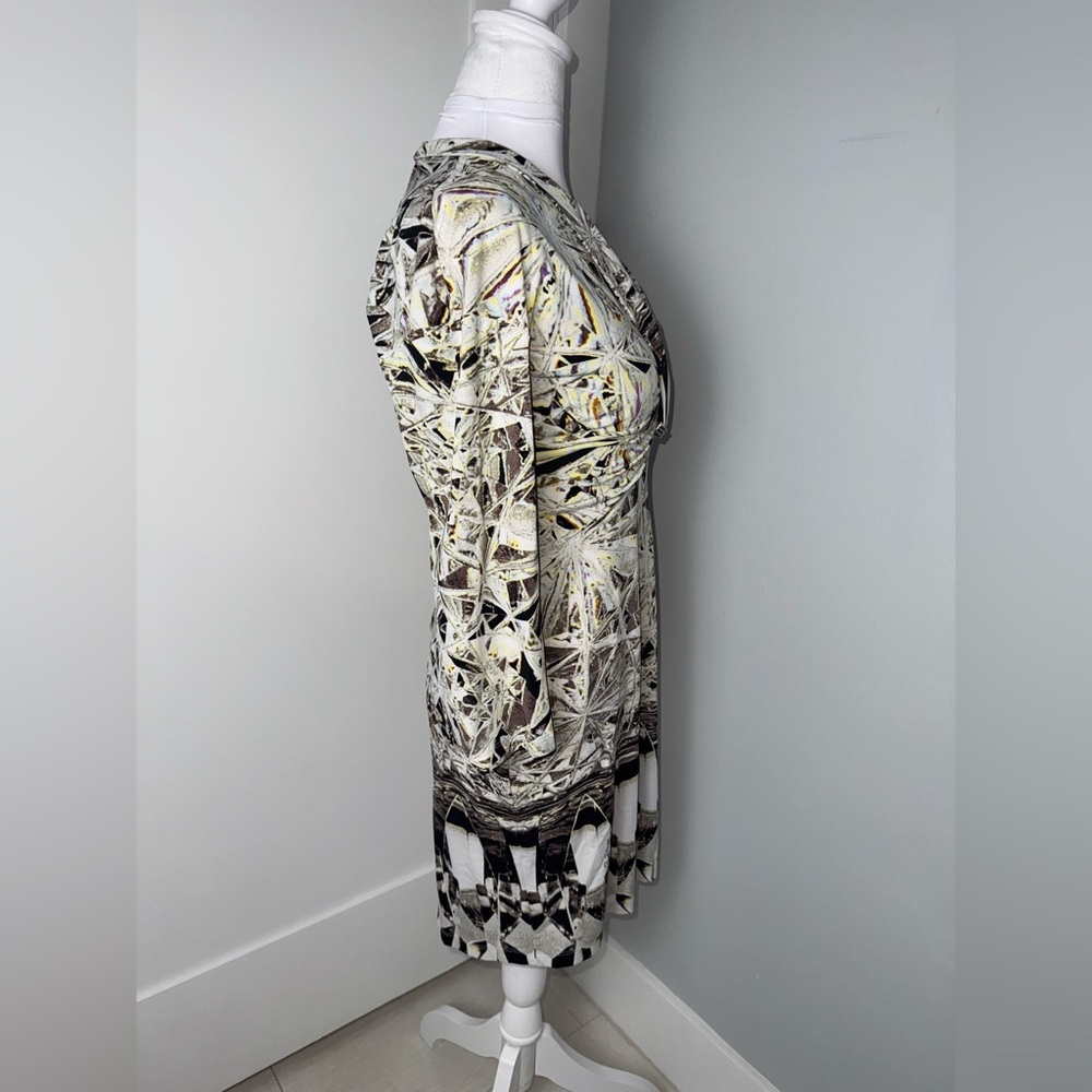 Roberto Cavalli Geometric Python Print Mini Dress/Size 4-6 - Picture 4 of 8